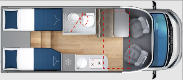 Indeling Giotti Line CX66 Premiere Edition